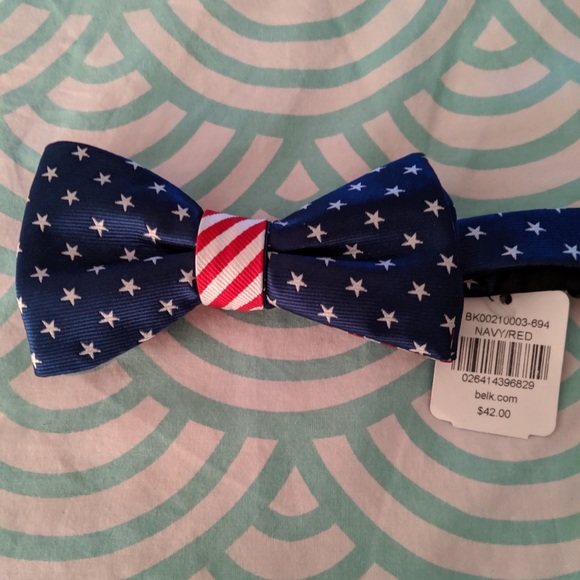 🆕 Saddlebred American Flag Reversible Bow Tie - Picture 2 of 8